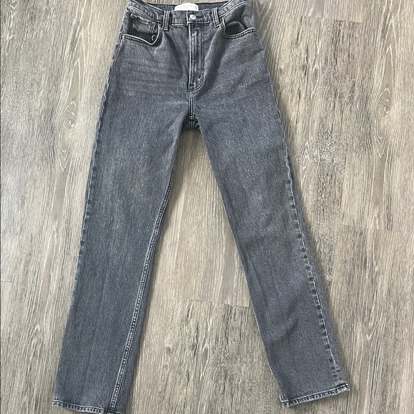 Abercrombie & Fitch Charcoal Denim Jeans - Picture 1 of 5